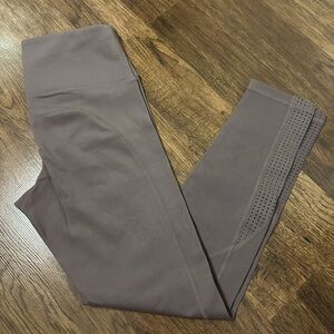 NWT MONO B Nylon/Lycra leggings in‎ stone/plum
